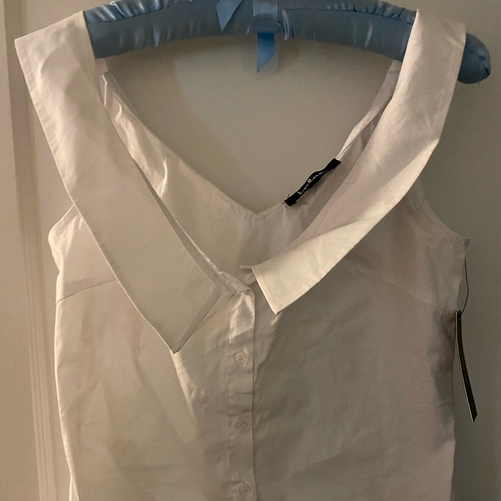 White blouse never worn new with tags